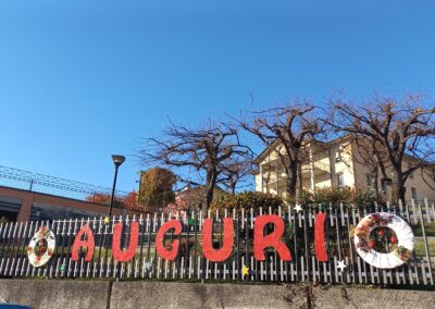 Gli addobbi della Fondazione Rota per il Natale 2022