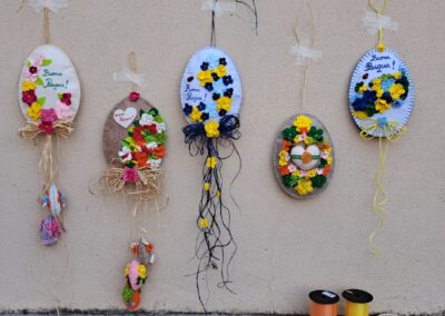 Le creazioni dei volontari della Fondazione Rota per la Pasqua 2023