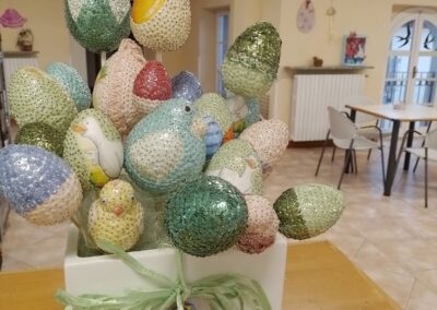 Gli addobbi della Fondazione Rota per la Pasqua 2023