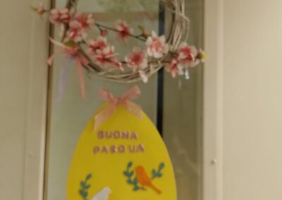Gli addobbi della Fondazione Rota per la Pasqua 2023
