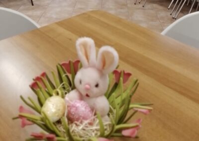 Gli addobbi della Fondazione Rota per la Pasqua 2023