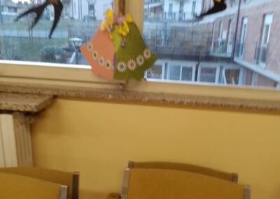 Gli addobbi della Fondazione Rota per la Pasqua 2023