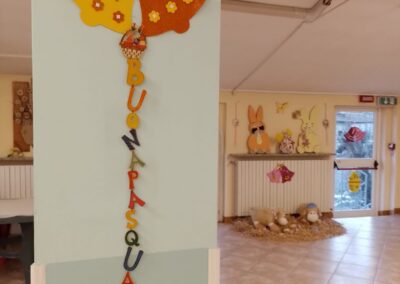 Gli addobbi della Fondazione Rota per la Pasqua 2023