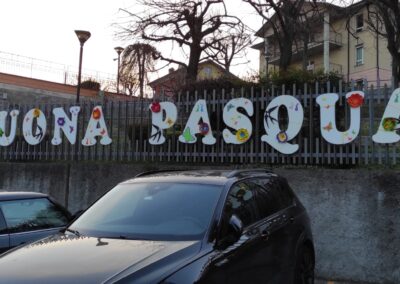 Gli addobbi della Fondazione Rota per la Pasqua 2023